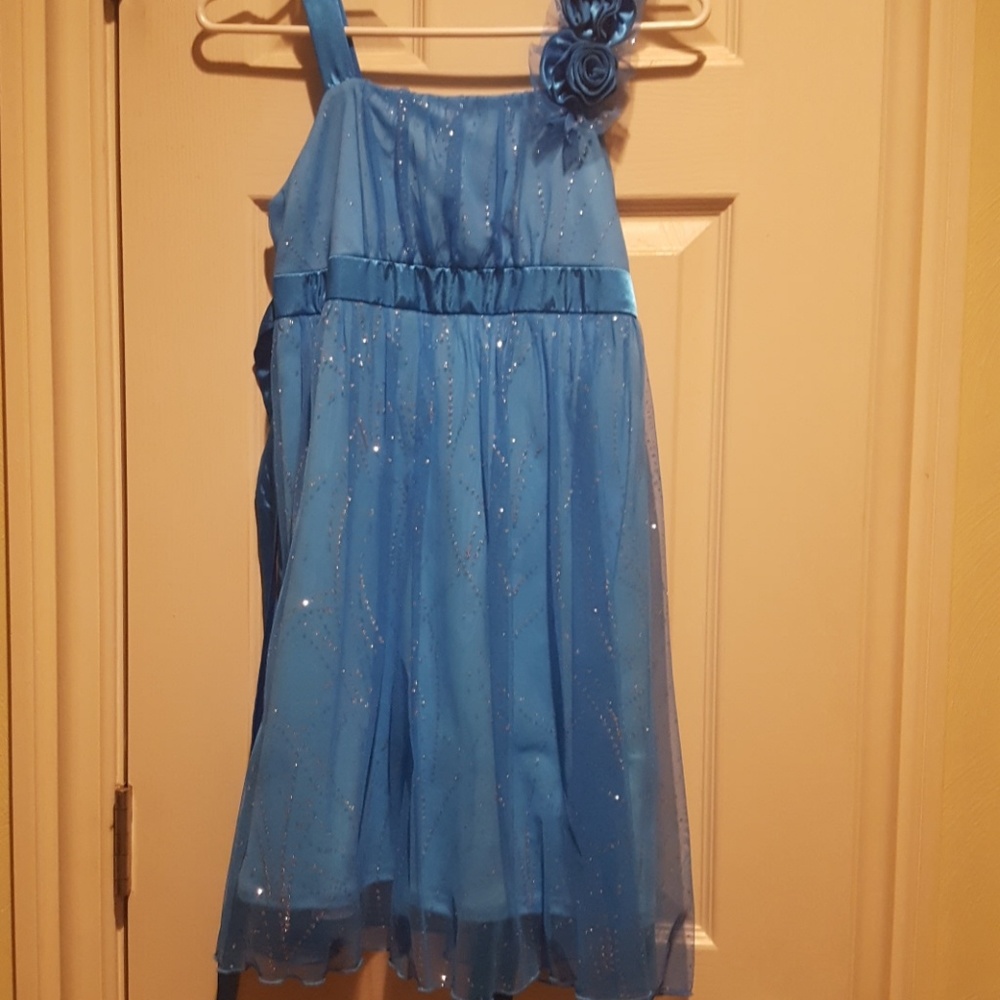 Sz 14 girls blue dress